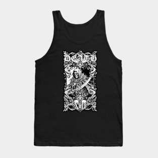 Death Tarot Occult 13 Tank Top